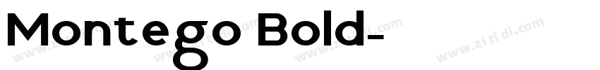 Montego Bold字体转换 Montego Bold字体转换